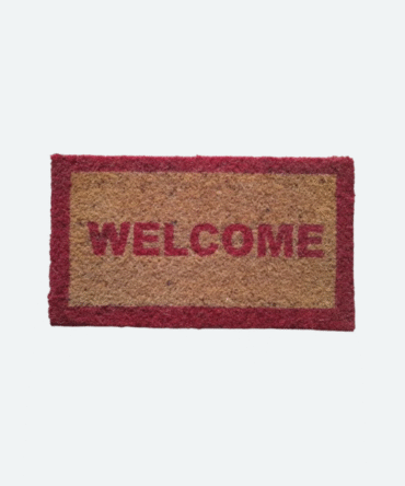 PVC Backed Welcome Printed Coir Door Mat
