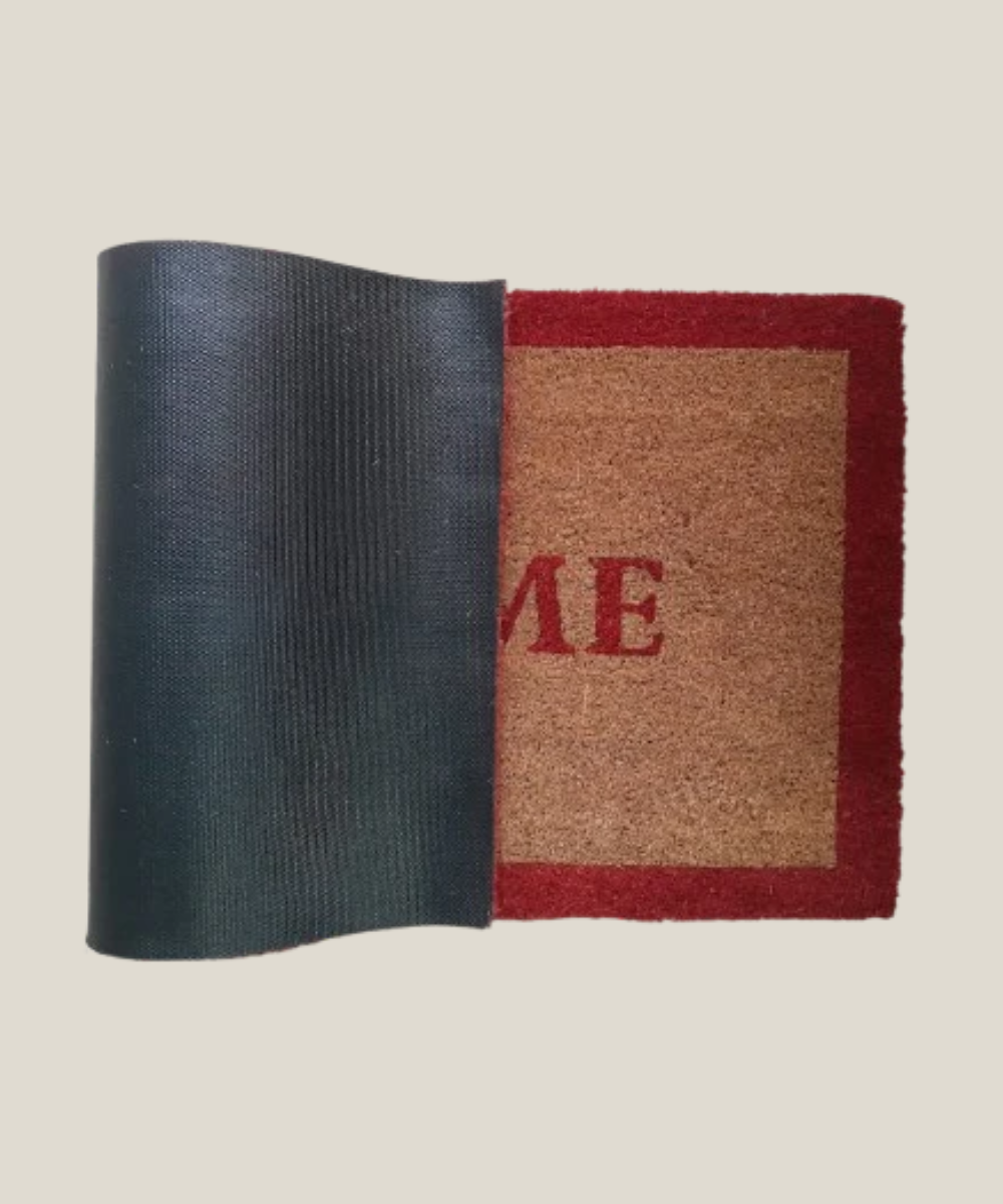 PVC Backed Welcome Printed Coir Door Mat - Image 2